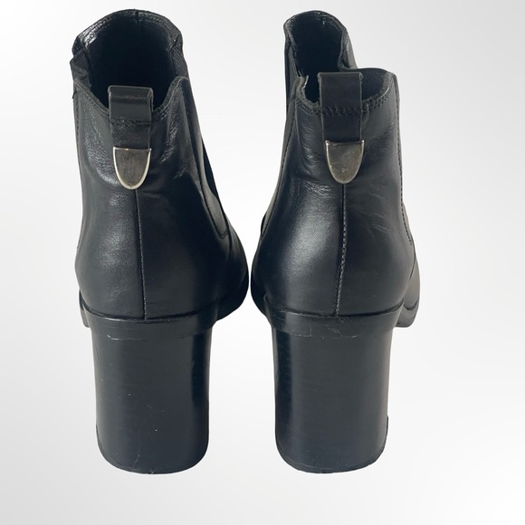 Office London Black Leather Ankle Boots in size 37 - Picture 3 of 7